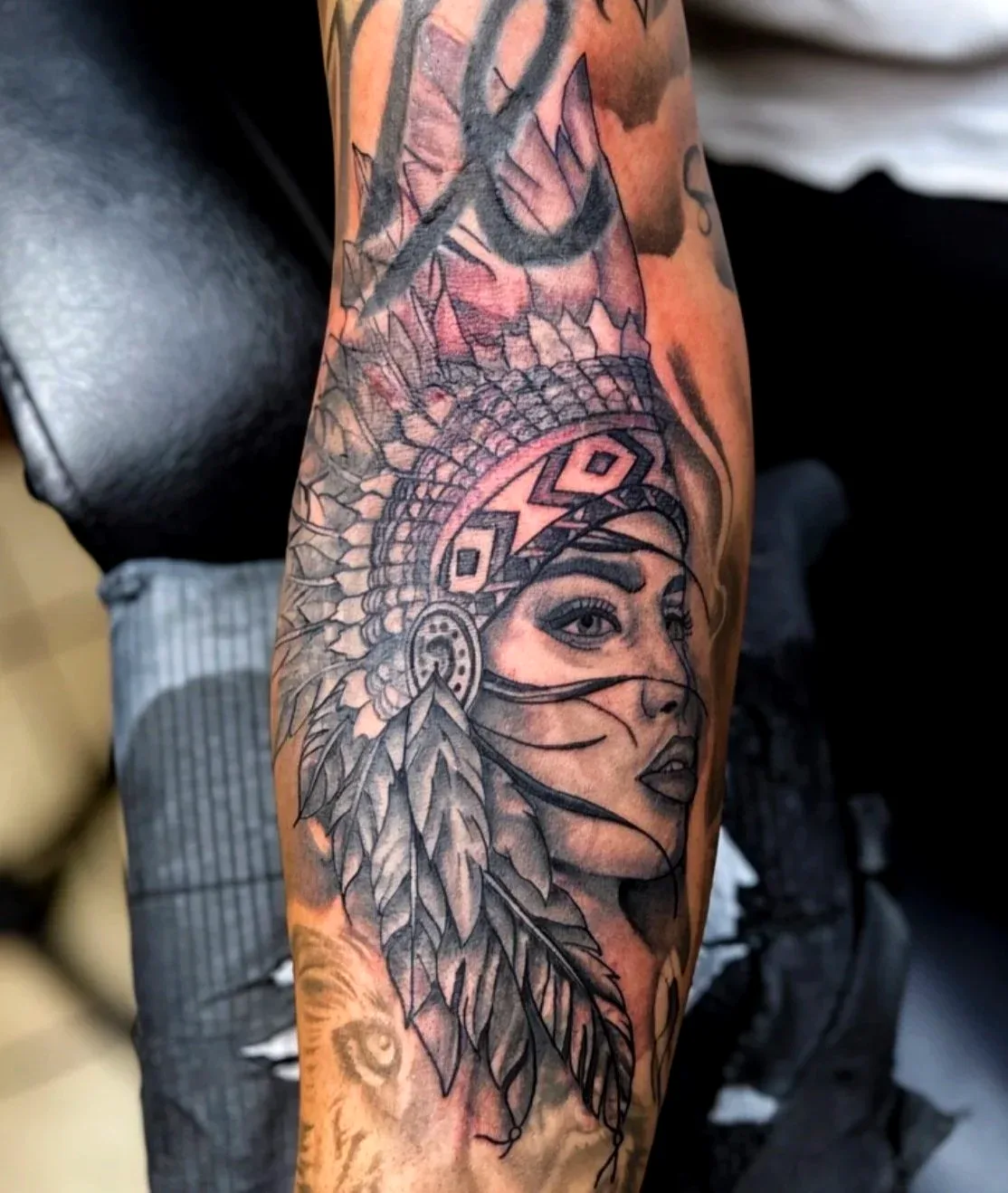 Chad tattoo work, piece 4